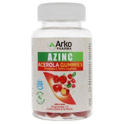 Arkopharma Azinc Acérola Gummies - 60 Gummies - Vitamine C 100 % naturelle