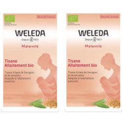 Weleda Maternité Tisane Allaitement Fenouil Verveine Bio Lot de 2 x 20 Sachets – Stimulation de la lactation et digestion