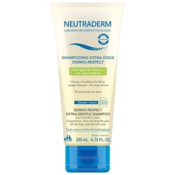 Neutraderm Shampoing Extra-Doux Dermo-Respect 200 ml - Nettoyage doux et protection du cuir chevelu