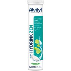 Alvityl Hydrink Zen - 20 Comprimés Effervescents - Hydratation et bien-être mental en période de stress