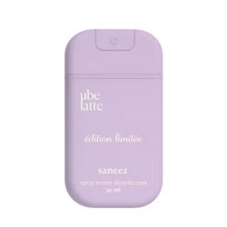Saneez Spray mains désinfectant édition limitée Ube Latte 30 ml - Désinfection des mains sans rinçage