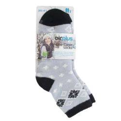 AirPlus Aloe Cabin Socks Chaussettes Hydratantes Femme Flocon Noir - 35-41