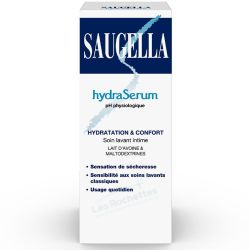 Saugella HydraSerum Soin Lavant Intime Doux 200 ml - Hydratation et protection, équilibre du pH naturel