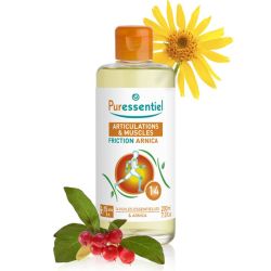 Puressentiel Articulations & Muscles Friction Arnica aux 14 Huiles Essentielles 200 ml – Soin de récupération musculaire