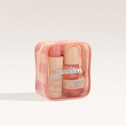 PAALM Body Set Peachee Lychee Coffret Trois Produits Corps et Cheveux - Routine hydratante, crème fouettée et brume