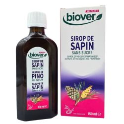 Biover Sirop de Sapin Sans Sucre 150 ml - Confort de la gorge