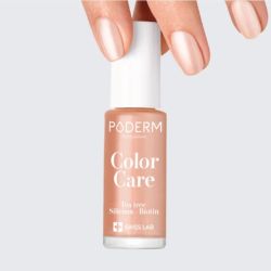 Poderm Vernis Color Care Tea Tree Or Brillant 8 ml - Vernis soin doré scintillant longue tenue