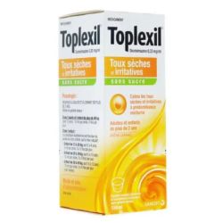 Toplexil sans sucre sirop 150ml - Oxomémazine