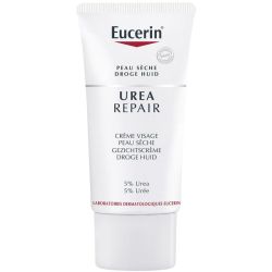 Eucerin UreaRepair Crème Visage Peau Sèche 5% d'Urée 50 ml
