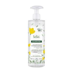 Klorane Eau Nettoyante Bébé au Calendula Bio Visage, Corps & Siège - 400ml