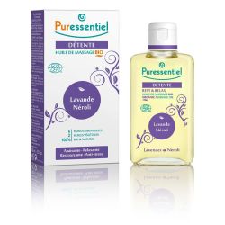 Puressentiel Détente Huile de Massage bio Lavande Néroli 100ml