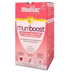 Modilac Mumboost - Soutien la Vitalité et le Bien-Être - Idéal lors du Post Partum - 60 gélules