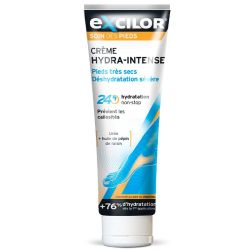 Excilor Hydra-Intense Crème Pied Sec 125ml - Lutte Contre la Déshydratation Sévère