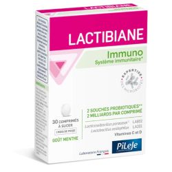 Pileje Lactibiane Immuno 30 comprimés à sucer