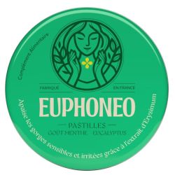 Euphoneo Menthe-Eucalpytus Sans Sucre - 50 Pastilles