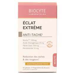 Biocyte Beauté Eclat Extrême Anti-tache - 40 Gélules - Illumine le teint et atténue les taches pigmentaires