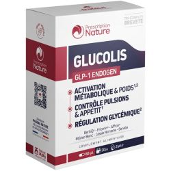 Prescription Nature Glucolis GLP-1 Endogen 60 gélules – Gestion du poids et glycémie