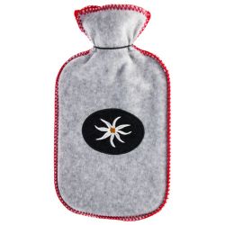 Soframar Fashy Bouillotte à Eau Douceur - 2 L - Modèle : Edelweiss - Réchauffante, apaisante et sûre