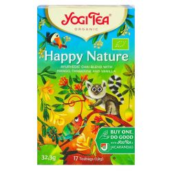 Yogi Tea Infusion Bio Happy Nature - Boisson Réchauffante et Vivifiante - Aux épices - 17 Sachets