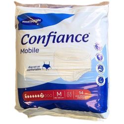 Confiance Mobile Protections Absorbantes 7 Gouttes - Taille M - 14 Pièces