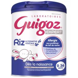 Guigoz Expert Riz Lait Dès la Naissance à 3 Ans 800g – Protéines de riz hydrolysées