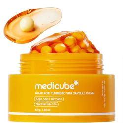 Medicube Crème Capsule Vita Curcuma et Acide Kojique 53g – Éclat et anti-taches