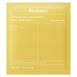 Biodance Radiant Vita Niacinamide Real Deep Mask 1 unité - Masque hydrogel coup d'éclat et anti-taches