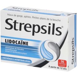 Strepsils lidocaine 36 pastilles