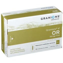 Granions d'or 0,2mg/2ml 30 ampoules