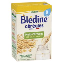 Blédina Blédine Multi Céréales - 400 g - Dès 6 Mois Découverte Douce des Saveurs et du Gluten