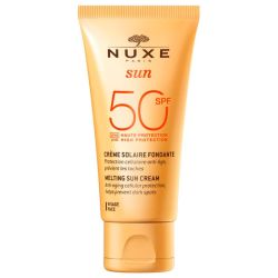 Nuxe Sun Crème Solaire Fondante Visage SPF50 - 50 ml - Protection et bronzage sublimé
