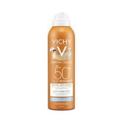 Vichy Idéal Soleil Brume Anti-Sable Enfants SPF50+ - 200 ml - Haute Protection Peaux Sensibles