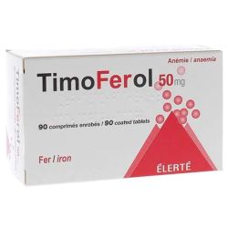 Elerte TimoFerol 50 mg - 90 comprimés enrobés