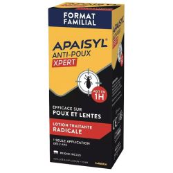 Apaisyl Xpert 100% Radical 200 ml - Poux et Lentes - Peigne inclus