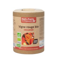Nat & Form Éco responsable Vigne Rouge Bio 200 gélules