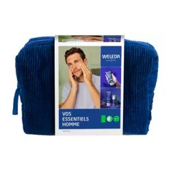 Weleda Trousse Routine Homme - Sérum Multiaction 30ml + Gel Nettoyant 100ml + Gel Douche Active 200ml