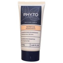Phyto Nutrition Shampooing Nourissant - 50 ml - Cheveux secs à très secs - Nutrition et douceur