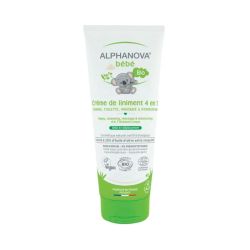 Alphanova Bébé Crème de Liniment Certifiée Bio - Soin Bébé 4 en 1 - 200ml