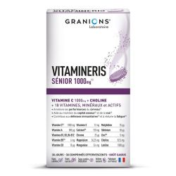 Granions Vitamineris Sénior 1000mg - 30 Comprimés Effervescents