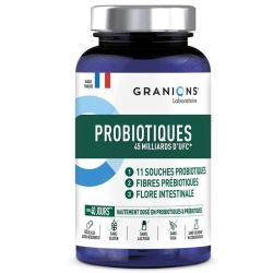 Granions Probiotiques et Prébiotiques 40 Gélules - Équilibre de la flore intestinale, soulagement des inconforts digestifs