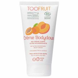 Toofruit Bodydoux Crème Corps - 150ml - Nourrit, répare et protège la peau sèche dès 5 ans