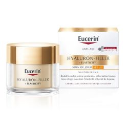 Eucerin Hyaluron-Filler + Elasticity Soin de Jour SPF30 Signes de l'Âge - 50ml