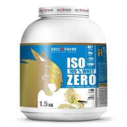 Eric Favre Iso Zero 100% Whey Protéine Vanille - 1,5Kg