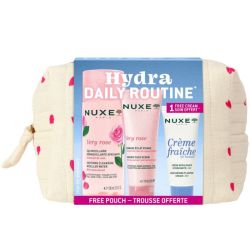 Nuxe Hydra Daily Routine – Routine hydratante éclat trois soins et trousse recyclée