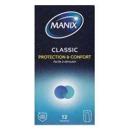 Manix Classic Préservatifs Protection & Confort - 24 Préservatifs