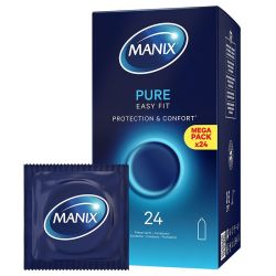 Manix Pure Easy Fit - 24 préservatifs - Sensation naturelle