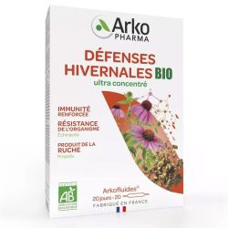 Arkopharma Arkofluides Propolis Echinacée Bio - 20 ampoules - Immunité & Protection