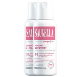 Saugella Poligyn 50+ Soin Lavant Intime Apaisant Lot de 2x250ml – Confort ménopause