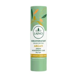 Laino Stick Hydratant - Pour les Lèvres - Senteur Argan - Lèvres Sèches et Abîmées - 4g