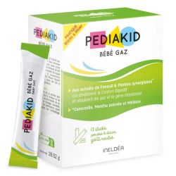 Pédiakid Bébé Gaz 12 sticks – Réduire les gaz et le confort intestinal